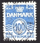 Stamps : Europe : Denmark :  1983 Cifras - Ybert:781