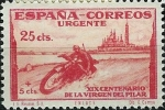 Stamps Spain -  Estafeta militar