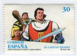 Stamps Spain -  3371-El capitán Trueno