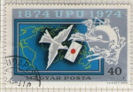 Sellos de Europa - Hungr�a -  327 Centenario Unión Postal Universal