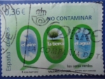 Stamps Spain -  No Contaminar-Los Ceros Verdes - Valores Cívicos