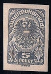 Stamps Austria -  Escudo de Armas. Papel Ordinario.