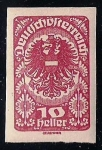 Stamps Austria -  Escudo de Armas. Papel Ordinario.