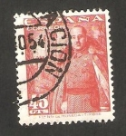 Stamps Spain -   1028 - General Franco y Castillo de la Mota