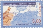 Stamps France -  HOMENAJE A LOS COMBATIENTES FRANCESES EN AFRICA DEL NORTE 1952-1962