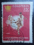 Stamps Colombia -  IV Juegos Deportivos Bolívarianos - Barranquilla 1961