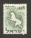 Sellos de Asia - Israel -  190 - Leo, signo del Zodiaco