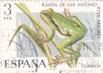 Sellos de Europa - Espaa -  Ranita de San Antonio-FAUNA HISPÁNICA  (y)