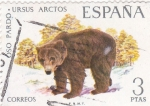 Sellos de Europa - Espa�a -  Oso Pardo-FAUNA HISPÁNICA  (y)