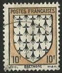 Stamps France -  ESCUDOS PROVINCIAS  - BRETAGNE 