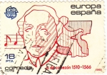 Sellos de Europa - Espaa -  Antonio de Cabezón- Compositor  (Y)