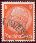 Stamps Germany -  1933-36 85º Aniversario de Maréchal Hindenburg - Ybert:488