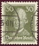 Stamps Germany -  1926-27 G.E. Lessing - Ybert:386