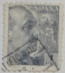 Stamps Spain -  general franco