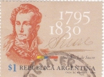 Sellos de America - Argentina -  Antonio J de Sucre- 1795-1830