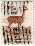 Stamps Peru -  9 Vicuna peruana