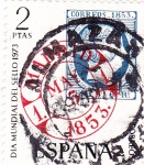 Stamps Spain -  Día Mundial del Sello-1973  (Z)