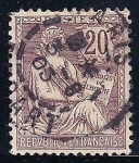 Stamps France -  Los derechos del hombre.