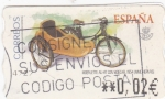 Stamps Spain -  Moto con Sidecar -ATM    (Z)