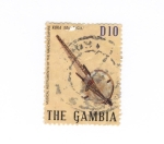 Stamps Gambia -  Intrumentos musicales- Kora