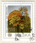 Stamps Poland -  4 Acer platanoides