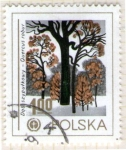 Stamps Poland -  5 Quercus robur