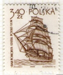 Stamps Poland -  8 Barco