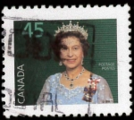 Sellos de America - Canad� -  Reina Isabel II