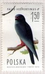 Stamps Poland -  47 Falco vespertinus