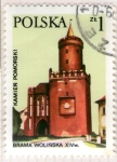 Stamps Poland -  49 Brama Wolinska XIVw.