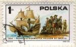 Stamps Poland -  154 Colonizadores de América