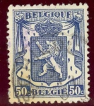 Sellos de Europa - B�lgica -  1936-46 Escudo heráldico. León - Ybert:426