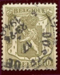 Stamps Belgium -  1936-46 Escudo heráldico. León - Ybert:420