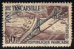 Sellos de Europa - Francia -  Puente de Tancarville.