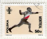 Stamps Poland -  198 Montreal