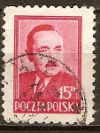 Stamps Poland -  Presidente Bolesław Bierut.