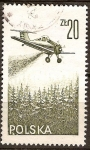 Stamps Poland -  Avión agrícola PZL-106A.