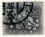 Stamps Portugal -  29 Caballero medieval