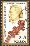 Stamps Poland -  Concurso Wieniawski jóvenes violinistas. H. Wieniawski.