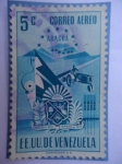 Stamps Venezuela -  E.E.U.U de Venezuela- Estado: Aragua- Escudo