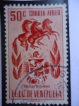 Stamps Venezuela -  E.E.U.U de Venezuela- Estado: Monagas- Escudo