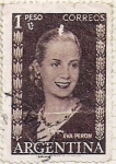 Sellos de America - Argentina -  Eva Perón