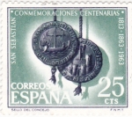 Sellos de Europa - Espaa -  San Sebastian- Conmemoraciones Centenarias   (1)