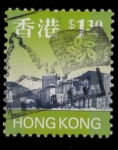 Sellos de Asia - Hong Kong -  SKINE LINE