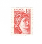 Sellos de Europa - Francia -  Marianne/Sabine