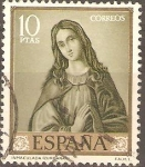 Stamps Spain -  VIRGEN  DE  LA  INMACULADA.  PINTURA  DE  ZURBARAN