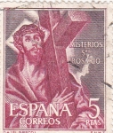 Sellos de Europa - Espaa -  Cristo con la Cruz - Misterios del Santo Rosario (1) VENTA