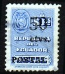 Stamps Ecuador -  1953 Servicio Consular - Edifil:542