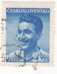 Sellos del Mundo : Europe : Czechoslovakia : J. Fucik