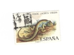 Stamps : Europe : Spain :  Lagarto verde